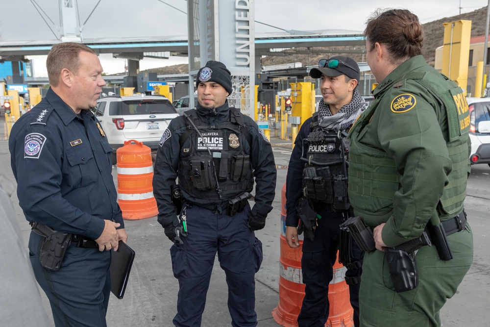 DVIDS - Images . Customs and Border Protection Executive Assistant  Commissioner Field Operations Todd Owen and . Border Patrol Chief Carla  Provost visit the San Ysidro Port of Entry [Image 7 of 16]