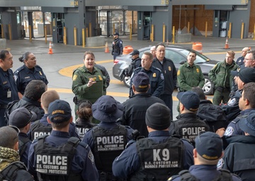 U.S. Customs and Border Protection Executive Assistant Commissioner Field Operations Todd Owen and U.S. Border Patrol Chief Carla Provost visit the San Ysidro Port of Entry