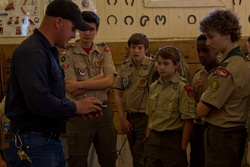 Boy Scout Troop 1171 Visits Fort Hood [Image 4 of 13]