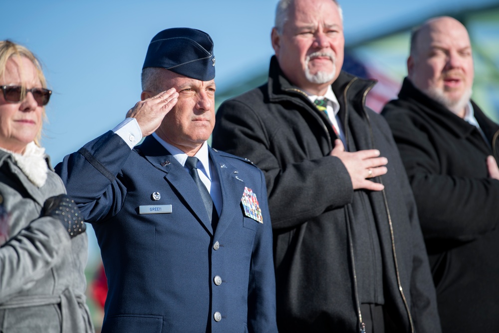 104th Fighter Wing commander speaks at Pearl Harbor ceremony