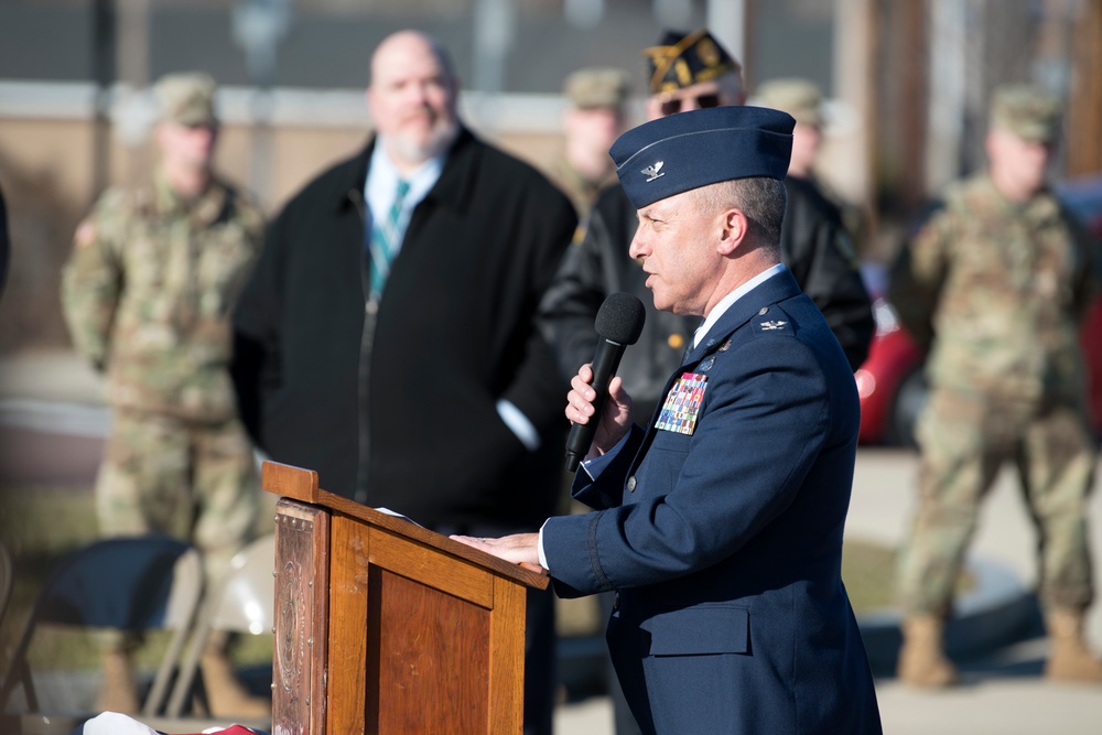 104th Fighter Wing commander speaks at Pearl Harbor ceremony