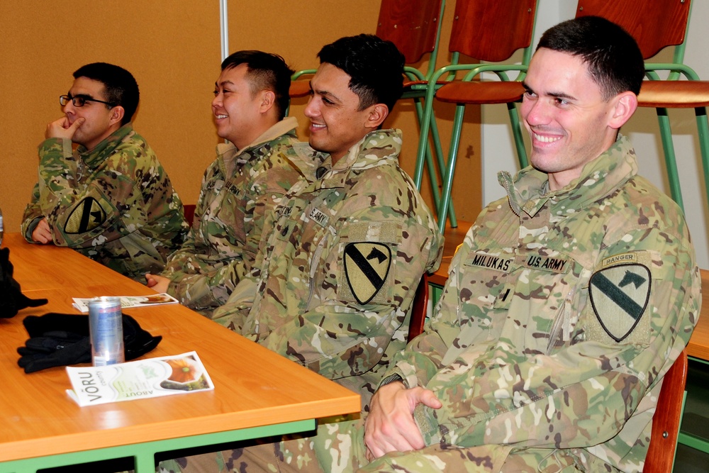 2nd Battalion, 12th CAV Regiment Soldiers Estonia Rotation