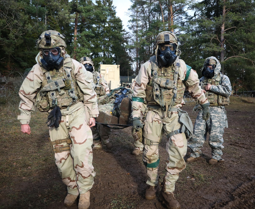 Gas..Gas..Gas: Ironhorse Brigade Headquarters Comes Under Gas Attack at Combined Resolve XI