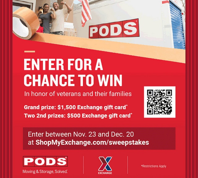 PODS Holiday Sweepstakes