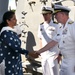 India's Minister of Defense, Nirmala Sitharaman tours the USS Michael Murphy (DDG-112) Arleigh Burke-class destroyer