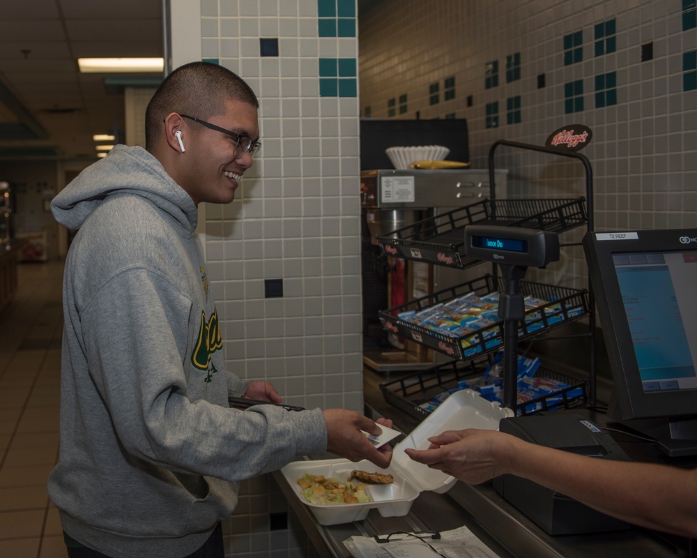 The Reef Dining Facility keeps Airmen fueled to fight