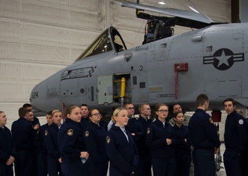 Idaho's only Air Force JROTC squadron tours IDANG