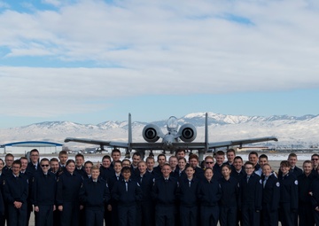 Idaho's only Air Force JROTC squadron tours IDANG