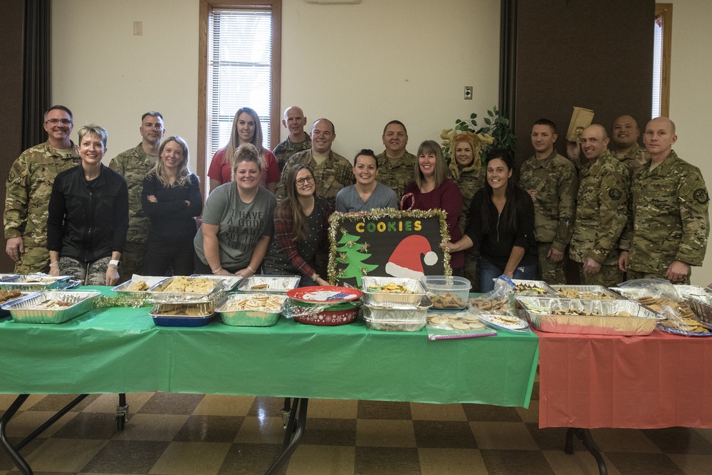 Cannon leadership delivers holiday cheer with cookies