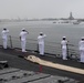 USS Michael Murphy (DDG 112) Sailors pay their respects during the 77th Pearl Harbor Remembrance Day ceremony
