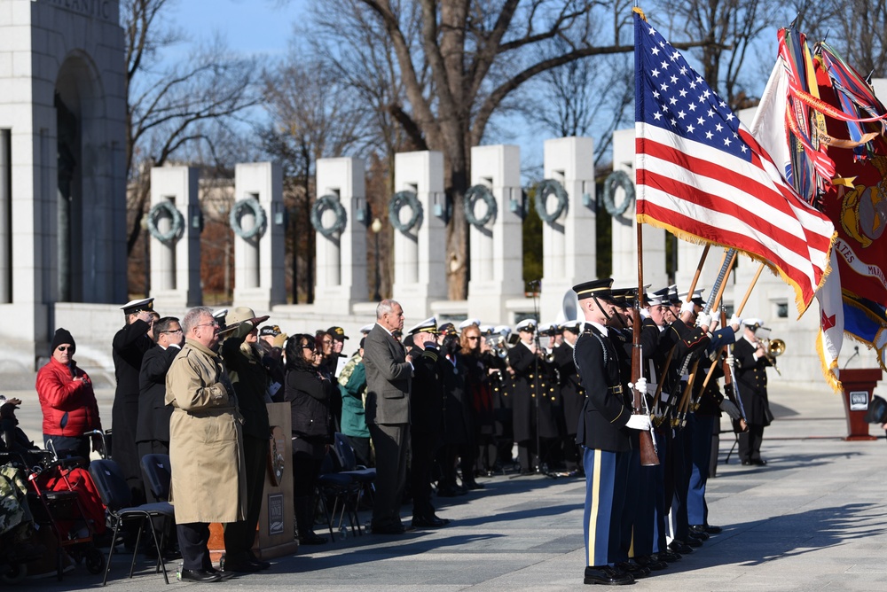 WWII Veterans Gather in DC to Commemorate Pearl Harbor 77