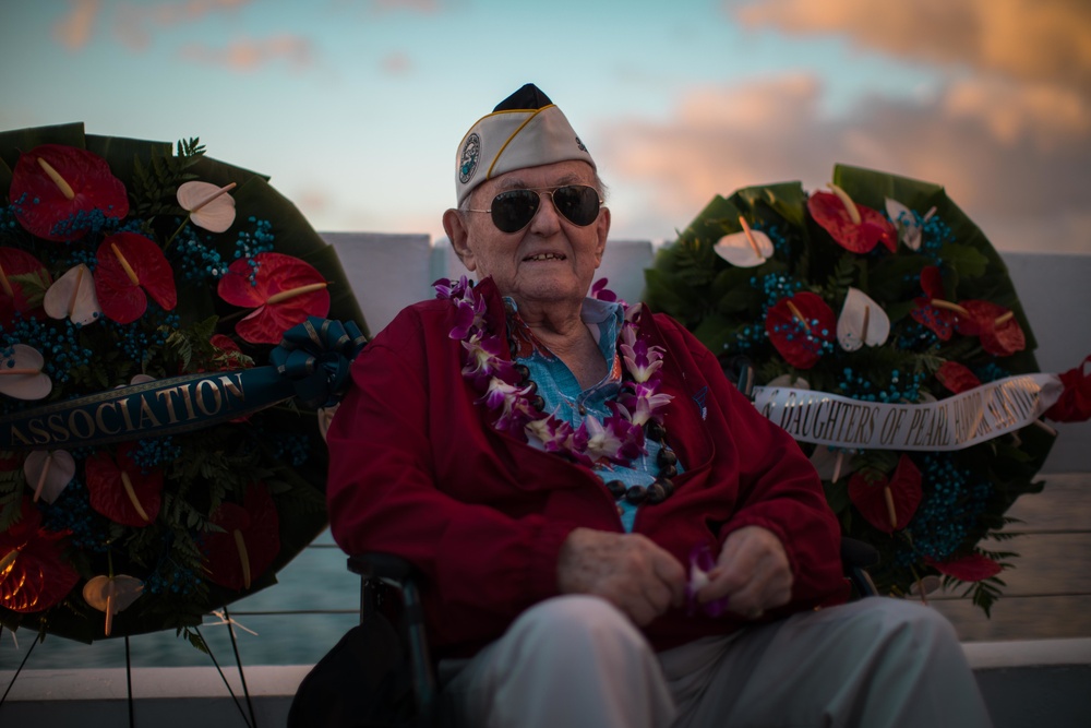 USS Utah Memorial Sunset Ceremony