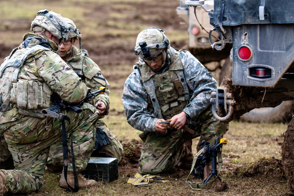 Force-on-force simulated combat operations during Combined Resolve XI