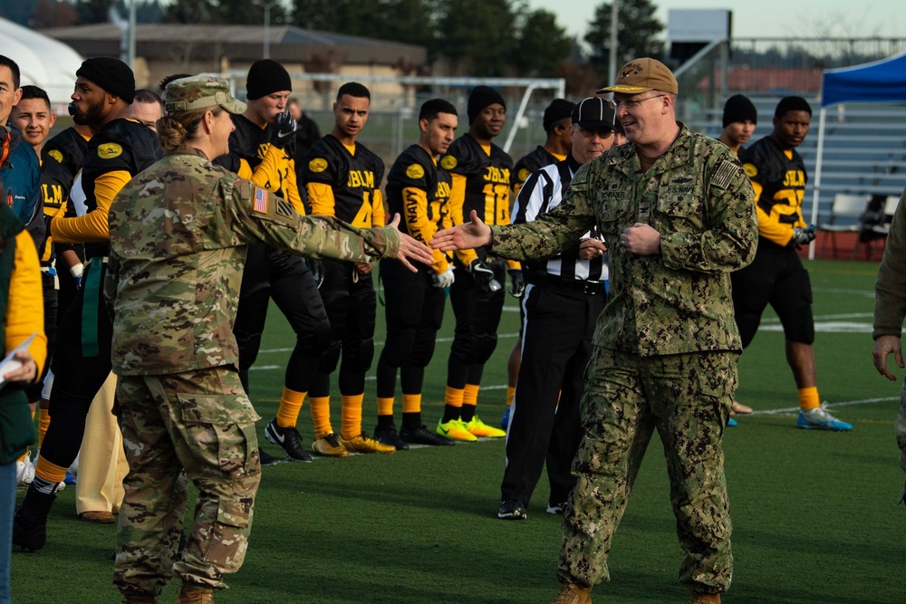 JBLM Hosts 19th Annual Northwest Army/Navy Flag Football Game