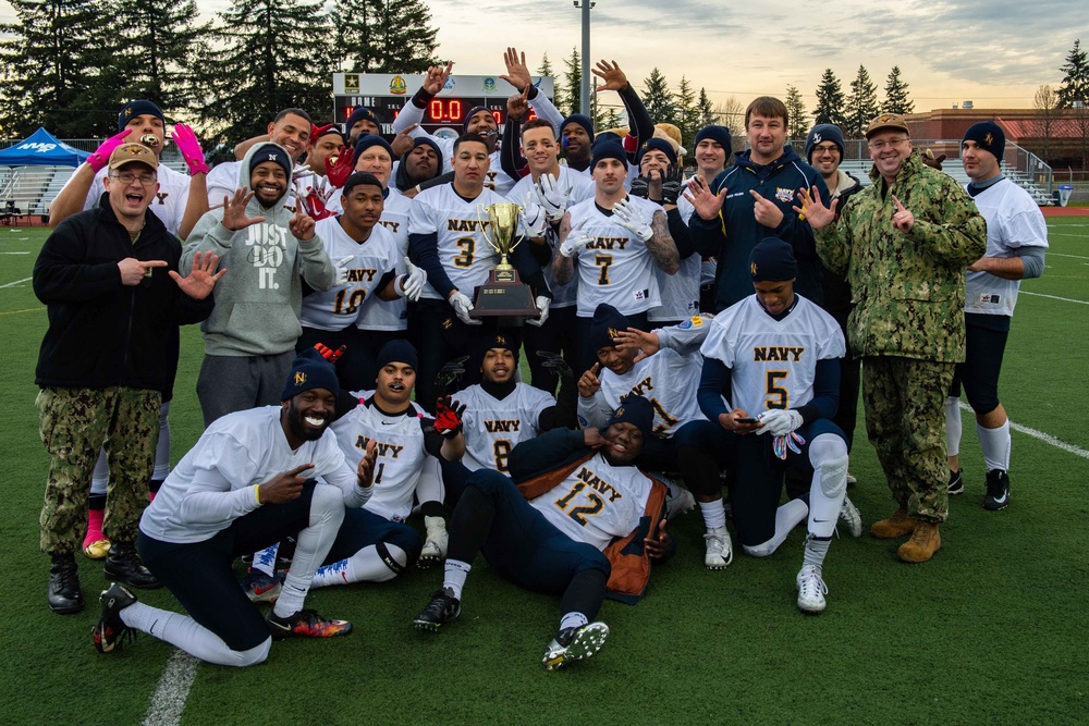 JBLM Hosts 19th Annual Northwest Army/Navy Flag Football Game