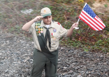 President H.W. Bush's Remains Escorted For Departure