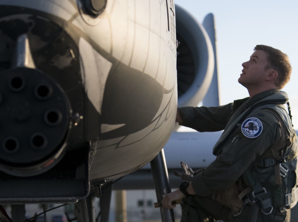 163rd Fighter Squadron pilot trains during Guardian Blitz II