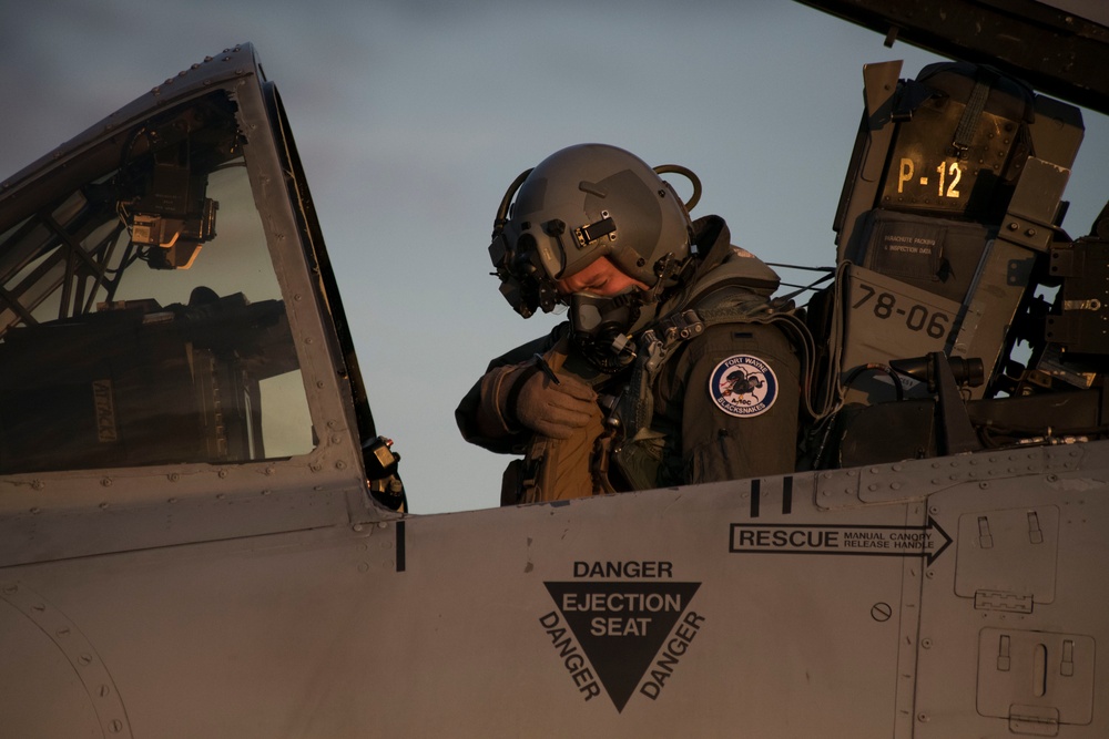 163rd Fighter Squadron pilot trains during Guardian Blitz II