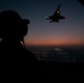 U.S. Navy Sailor stands watch on the fantail
