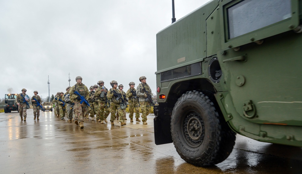 Ramstein Airmen build a bare base in contested exercise