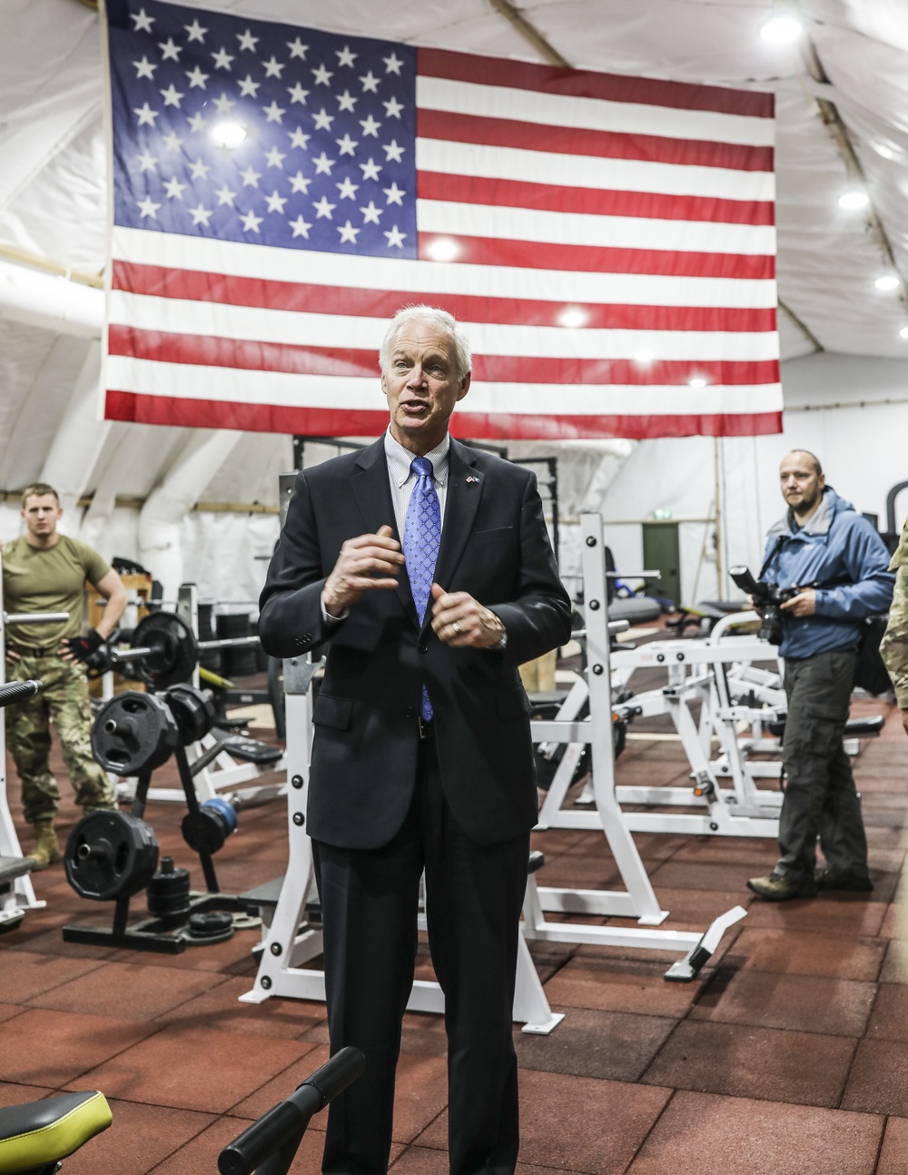 Senator Ron Johnson, R-WI, visits the IPSC in Ukraine