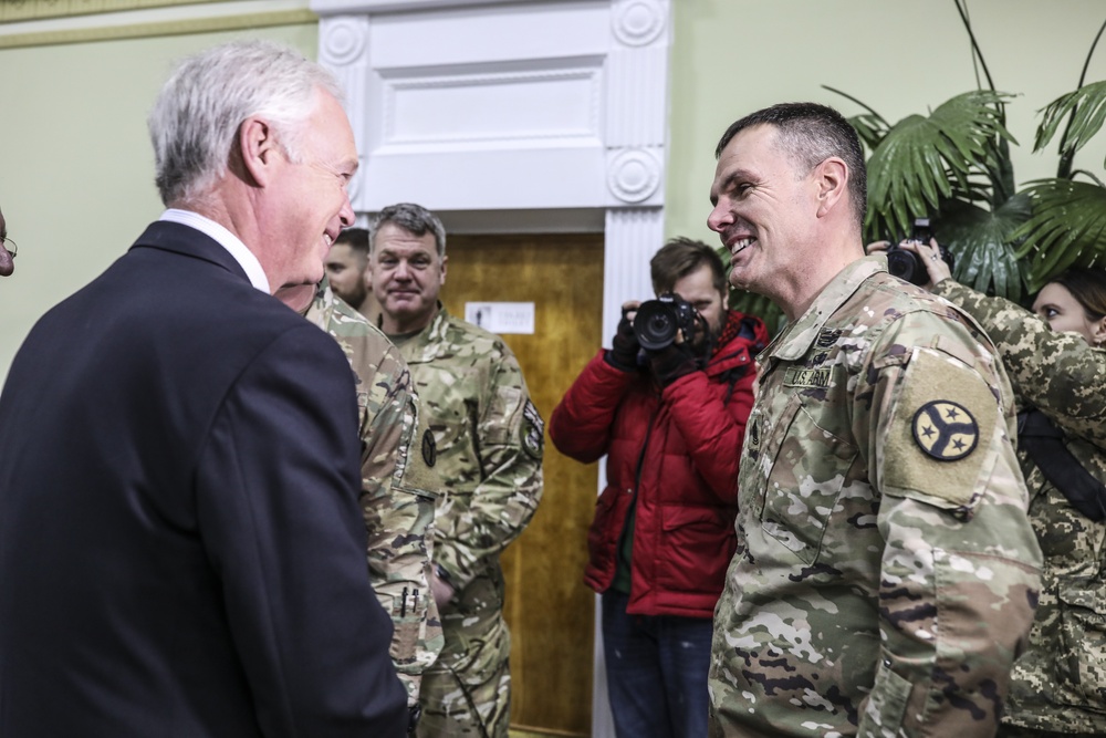 Senator Ron Johnson, R-WI, visits the IPSC in Ukraine