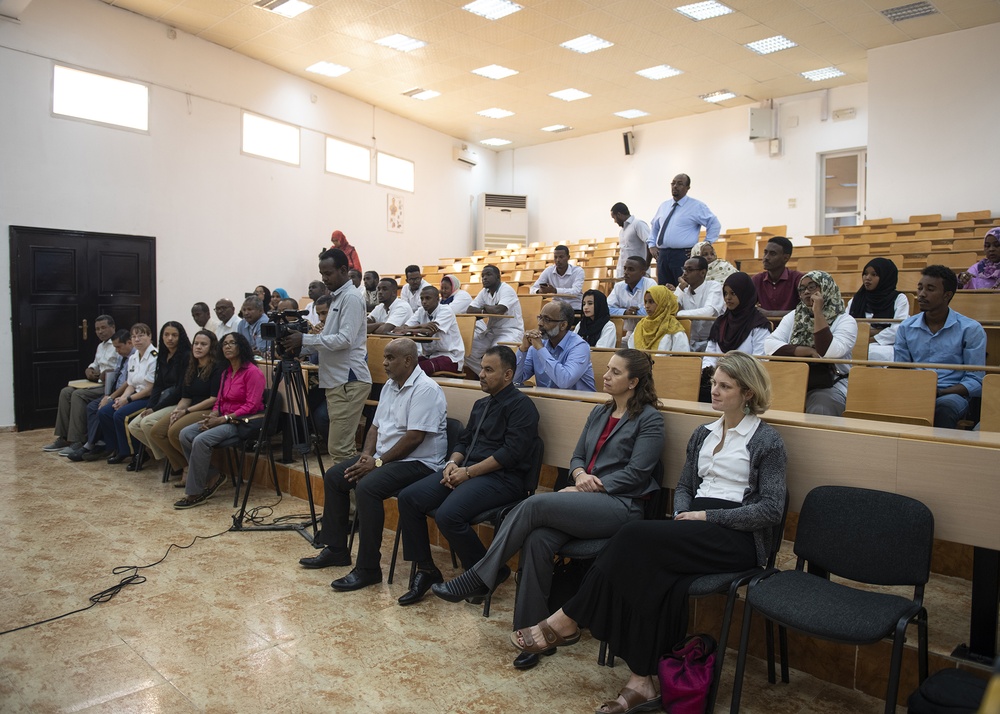 403rd CAB presents certificates to Djibouti Nursing Students