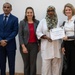 403rd CAB presents certificates to Djibouti Nursing Students