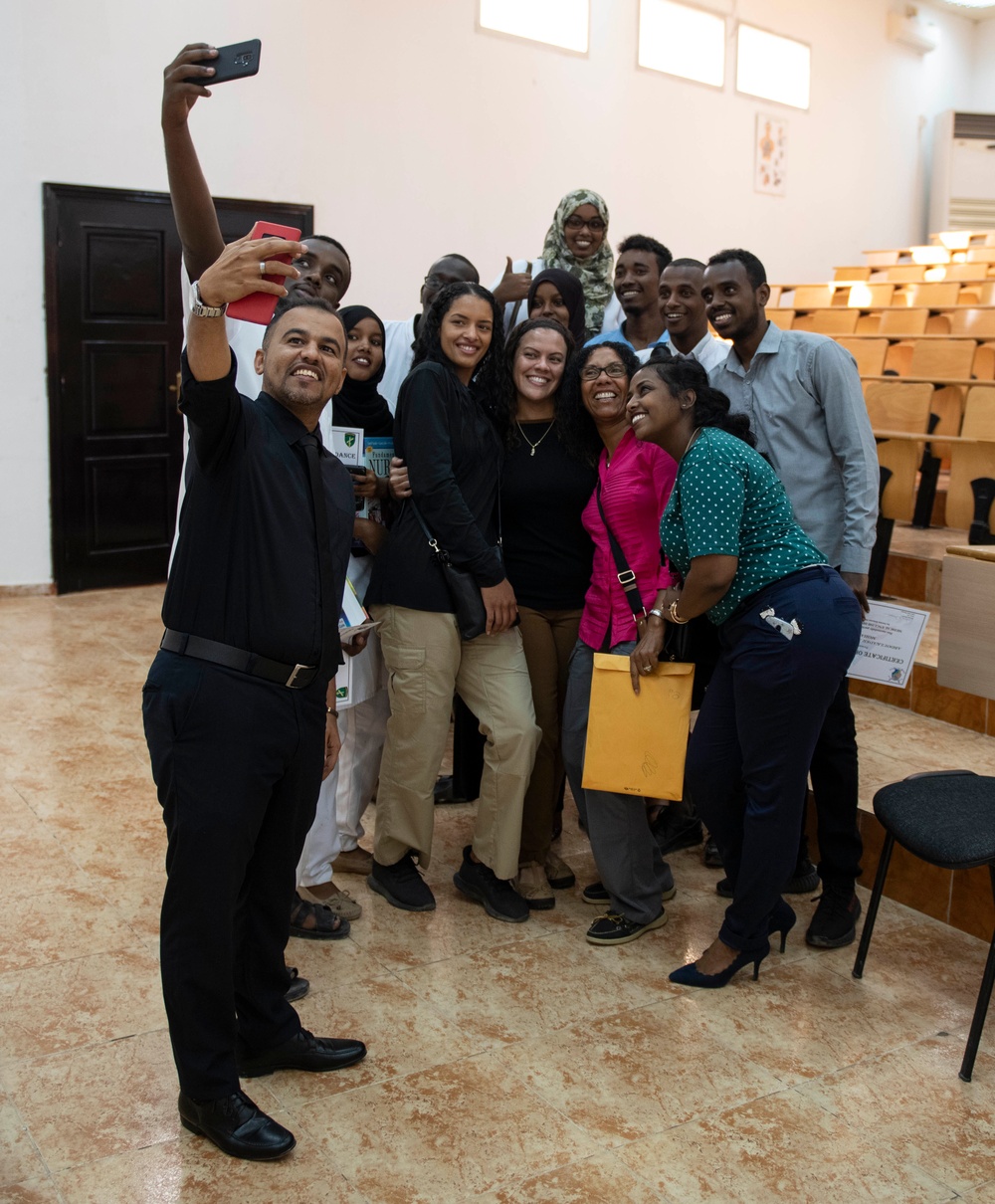 403rd CAB presents certificates to Djibouti Nursing Students