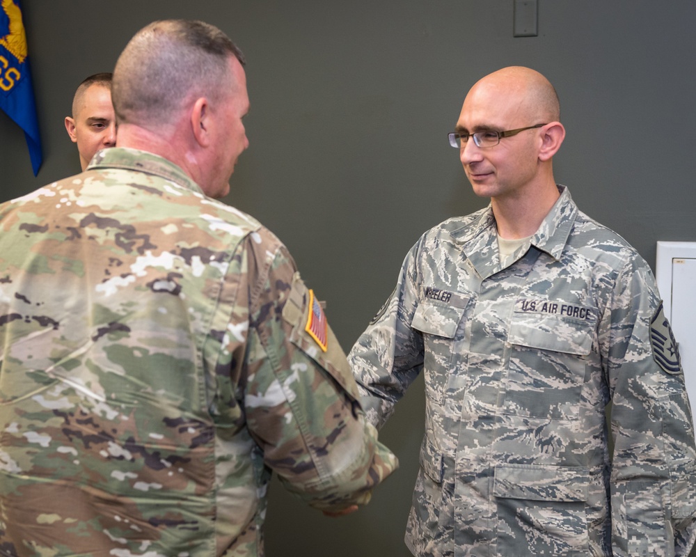 Illinois Adjutant General coins 182nd Airlift Wing Airmen