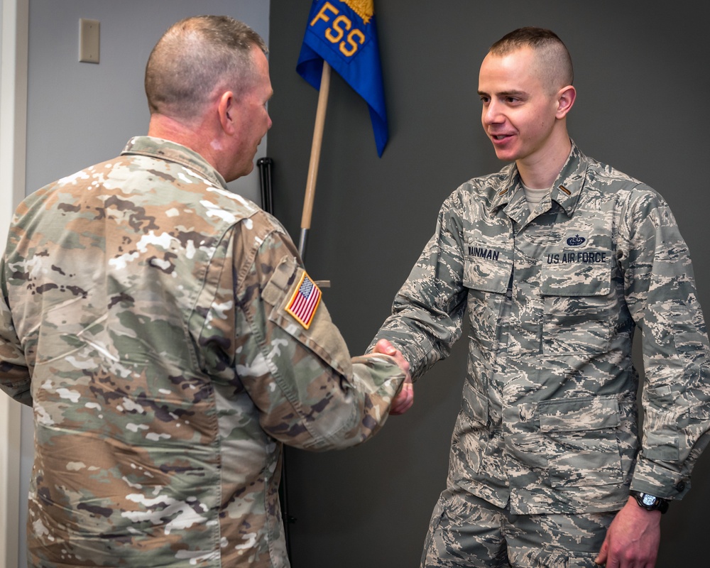 Illinois Adjutant General coins 182nd Airlift Wing Airmen