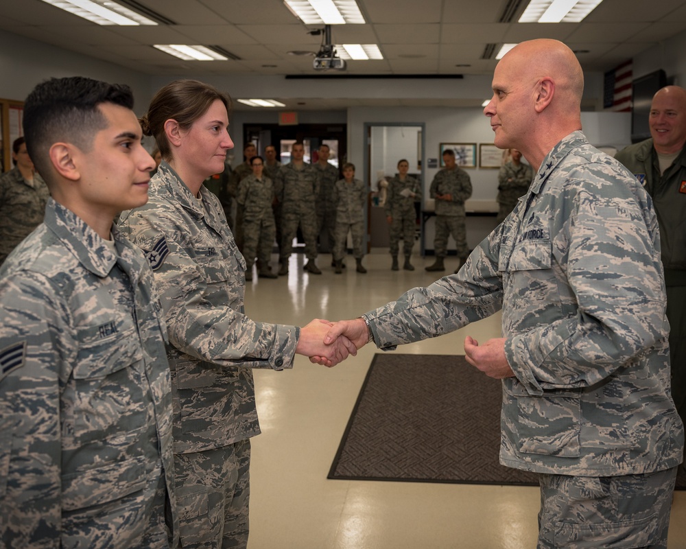 Illinois Adjutant General coins 182nd Airlift Wing Airmen