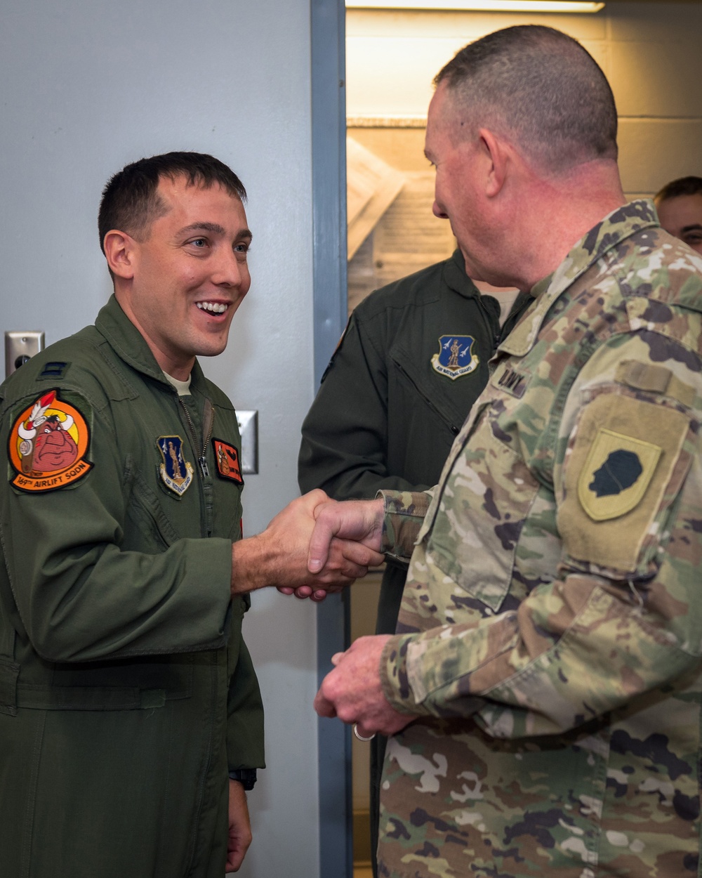 Illinois Adjutant General coins 182nd Airlift Wing Airmen