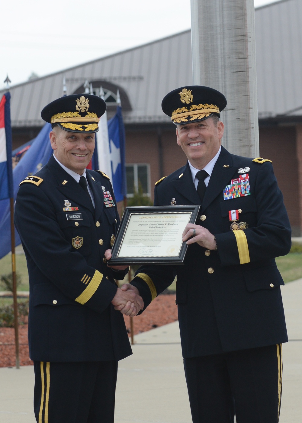 Brig. Gen. David K. &quot;Mac&quot; MacEwen retirement ceremony