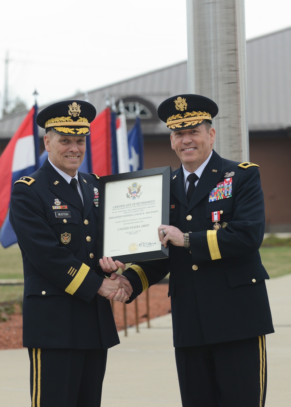 Brig. Gen. David K. &quot;Mac&quot; MacEwen retirement ceremony
