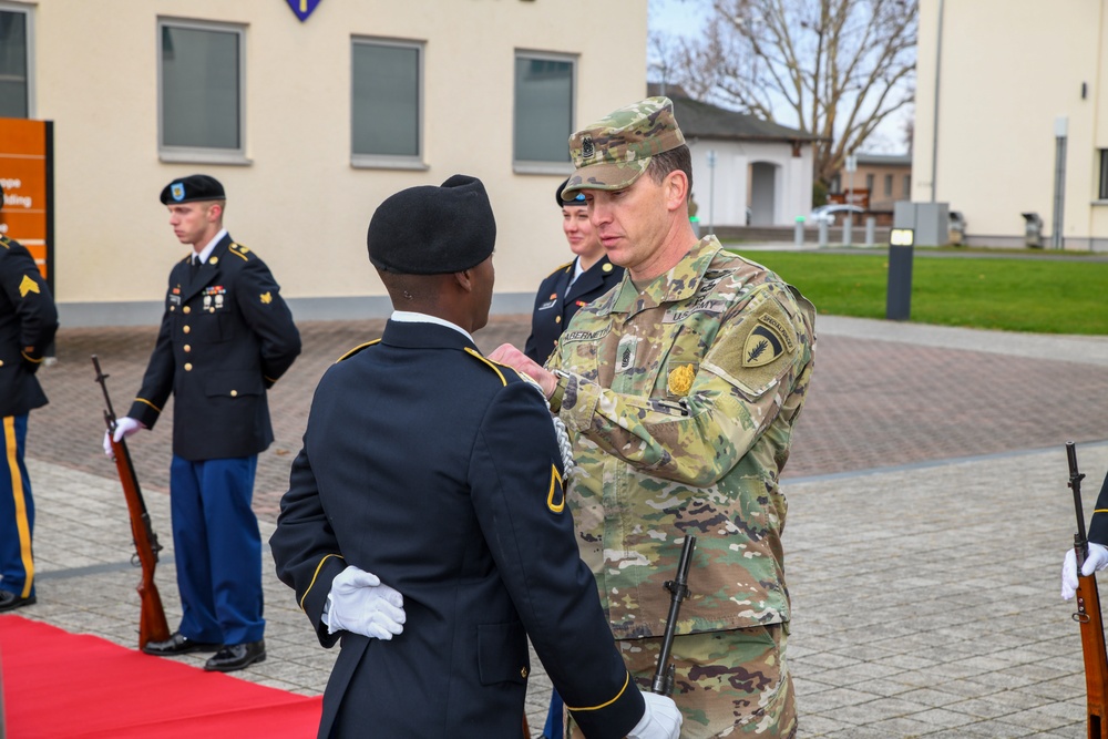 Lithuania Army Chief visits U.S. Army Europe Headquarters