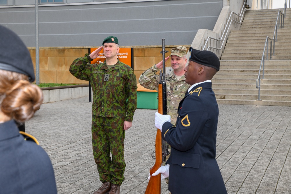 Lithuania Army Chief visits U.S. Army Europe Headquarters