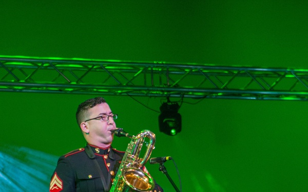 Marine Forces Reserve Band Performs Holiday Concert at Saenger Theatre