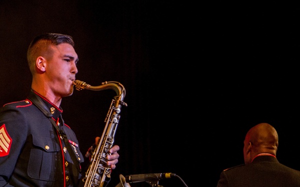 Marine Forces Reserve Band Performs Holiday Concert at Saenger Theatre