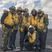 GHWB Sailors Pose for a Photo