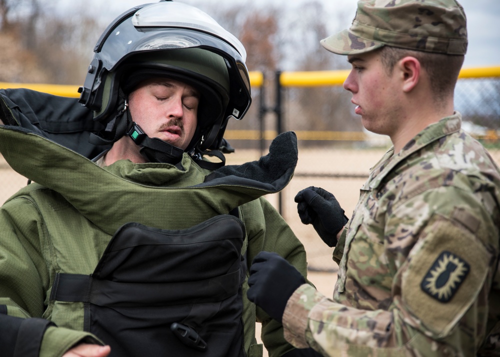 55th Ordnance Company (EOD) Demonstration held at NSAB