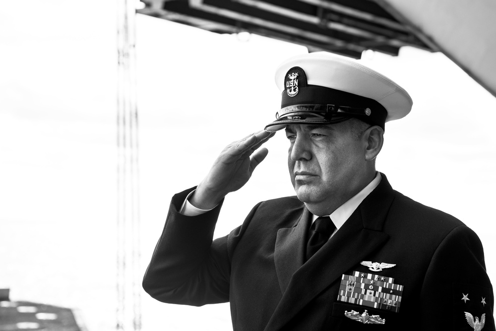 Burial-at-Sea Aboard GHWB
