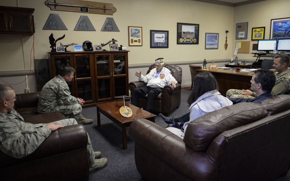 Nellis welcomes Ed Hall on Pearl Harbor Day