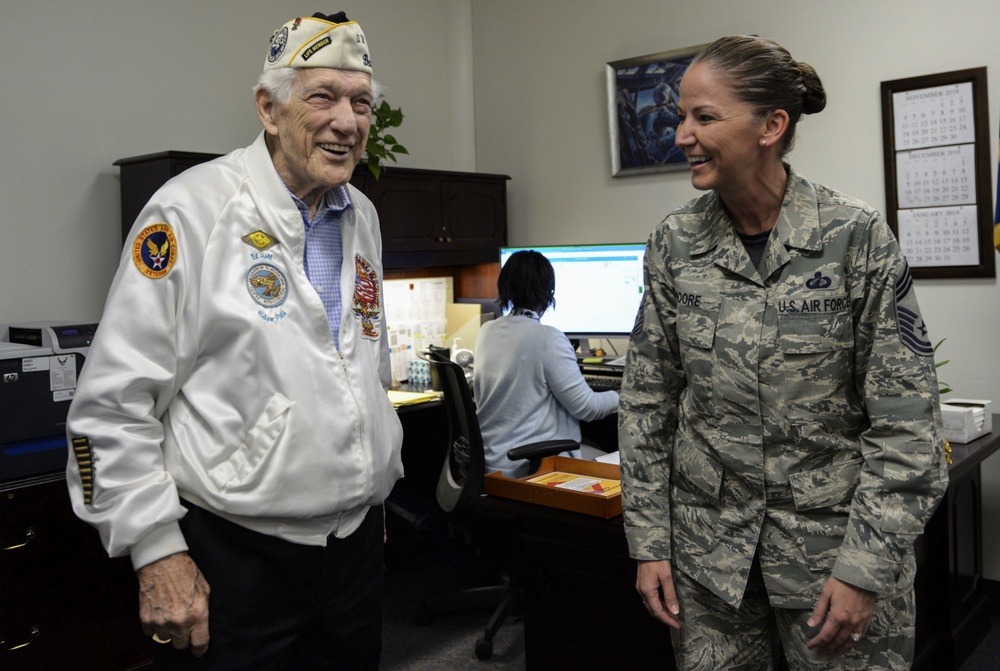Nellis welcomes Ed Hall on Pearl Harbor Day