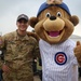 U.S. Soldiers meet Chicago Cubs mascot