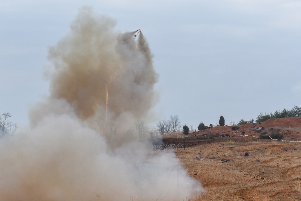 541st Sapper Company 3rd Platoon conducts MICLIC live fire