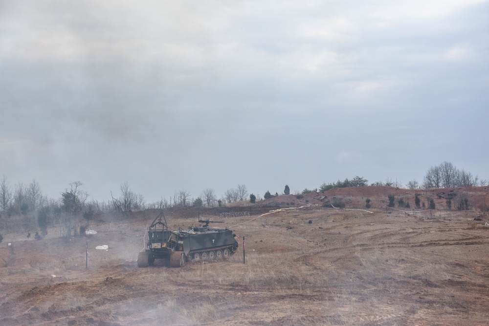 541st Sapper Company 3rd Platoon conducts MICLIC live fire