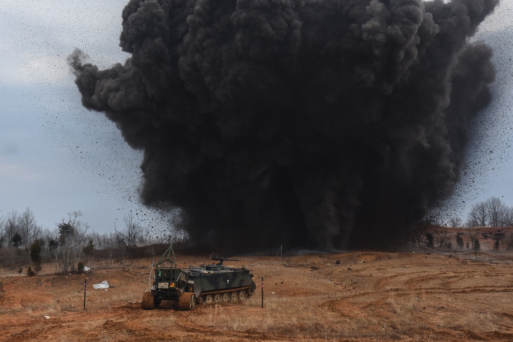 541st Sapper Company 3rd Platoon conducts MICLIC live fire