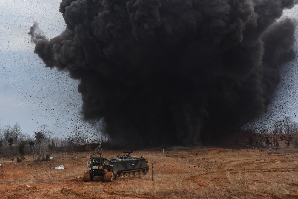 541st Sapper Company 3rd Platoon conducts MICLIC live fire