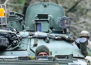 Ukrainian Armored Vehicles Are Part of the Multinational Team of Exercise Combined Resolve XI